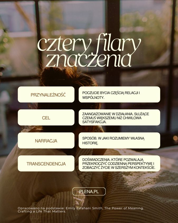 Cztery elementy, które najczęściej budują sens życia